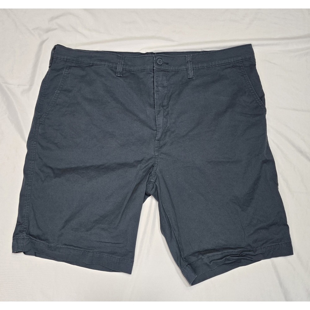Levi's XX Chino Shorts Stretch Navy Blue Mens 40x9 Pockets Preppy‎ Comfort
